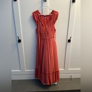 Old Navy Coral Maxi Dress